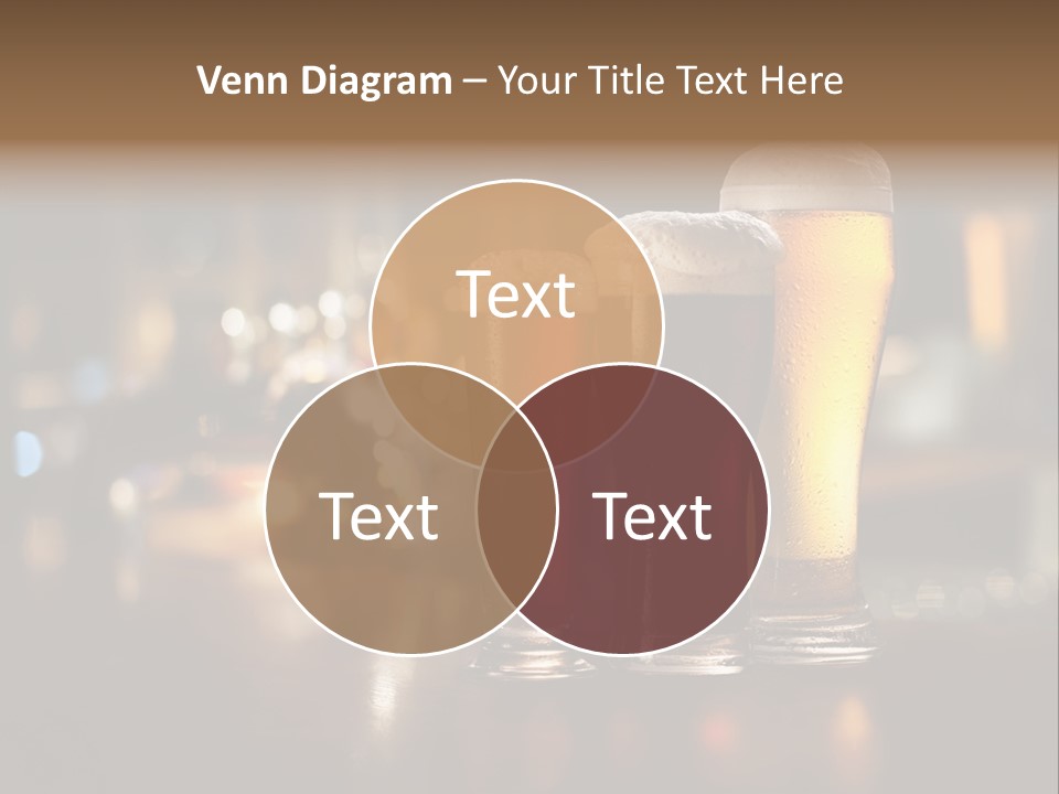 Ale Frosty Gold PowerPoint Template