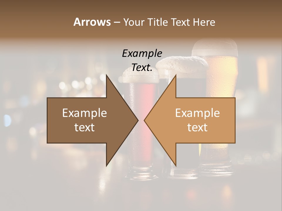 Ale Frosty Gold PowerPoint Template