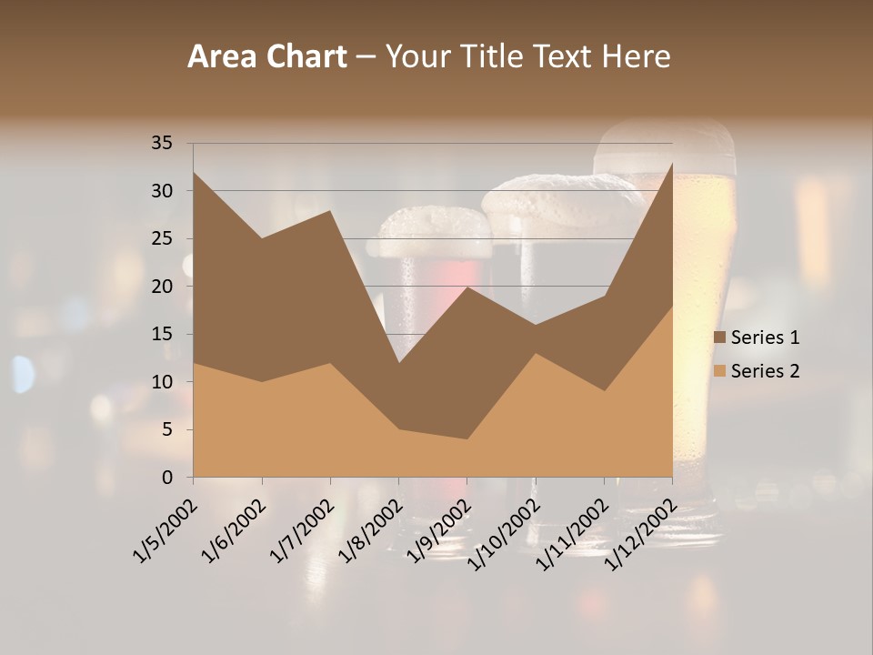 Ale Frosty Gold PowerPoint Template