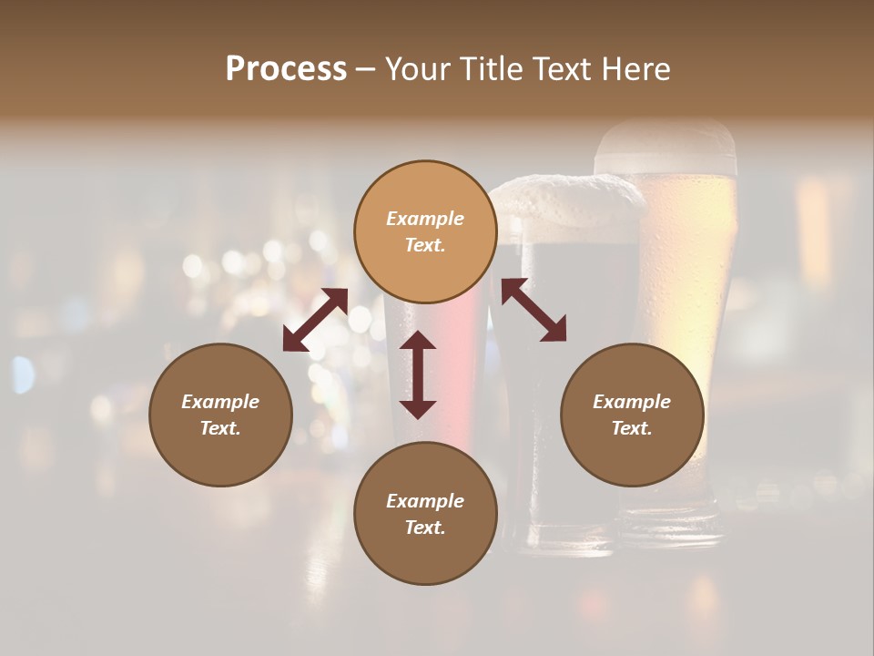 Ale Frosty Gold PowerPoint Template