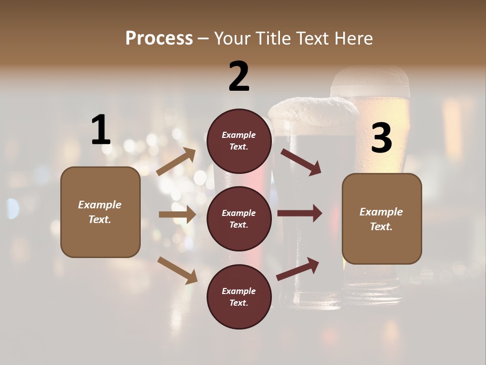 Ale Frosty Gold PowerPoint Template