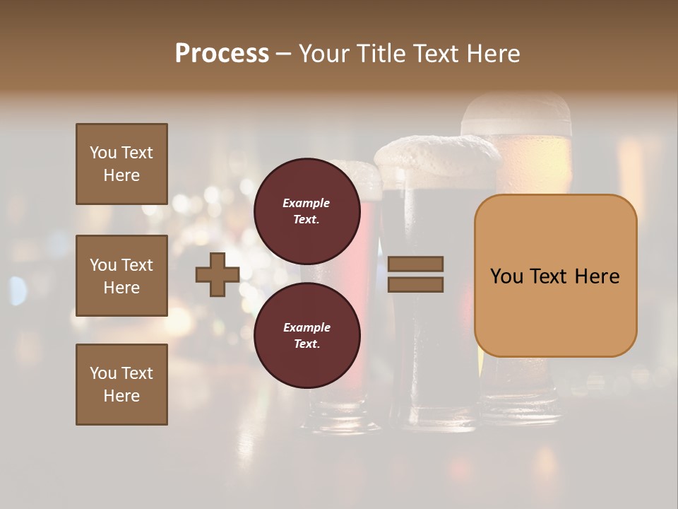 Ale Frosty Gold PowerPoint Template