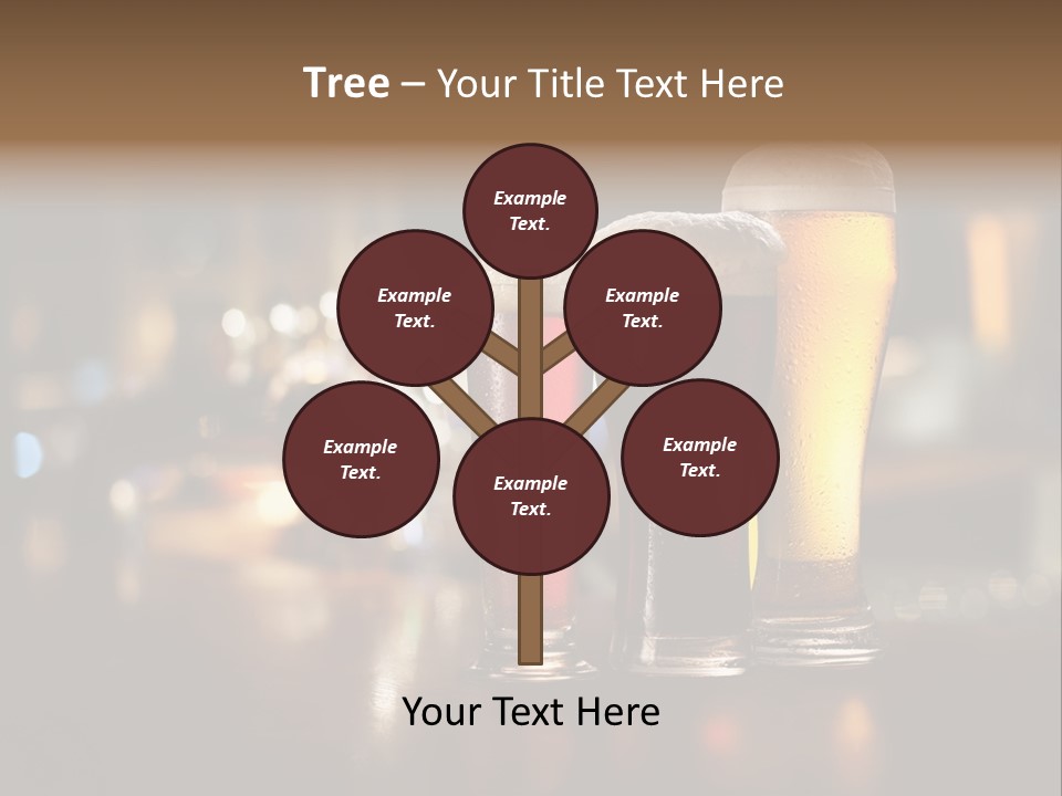 Ale Frosty Gold PowerPoint Template