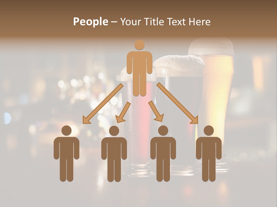 Ale Frosty Gold PowerPoint Template