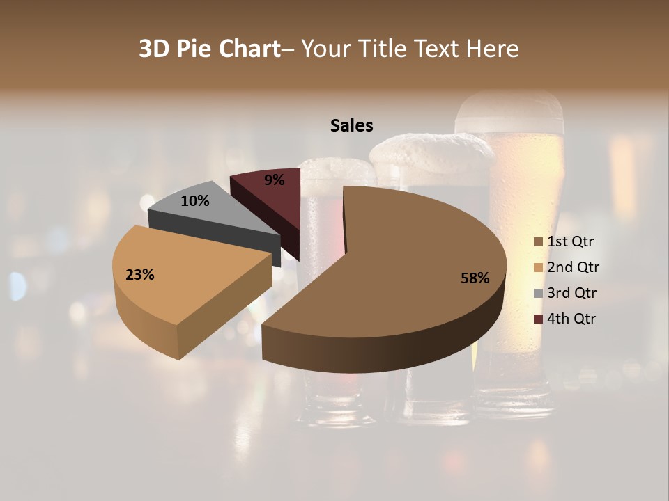 Ale Frosty Gold PowerPoint Template