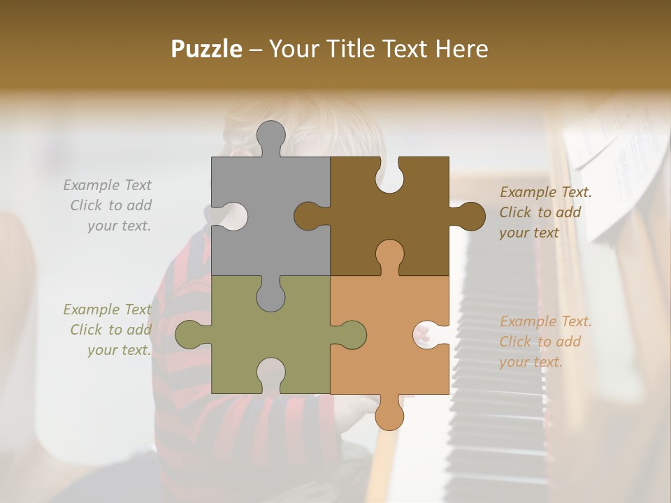 Childhood Learn Isolated PowerPoint Template