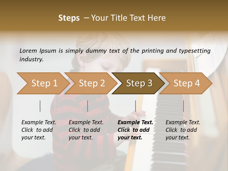 Childhood Learn Isolated PowerPoint Template