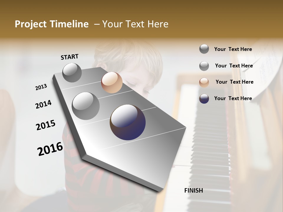 Childhood Learn Isolated PowerPoint Template