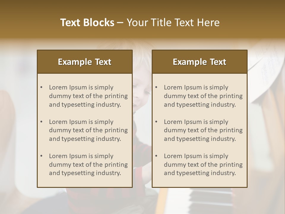 Childhood Learn Isolated PowerPoint Template