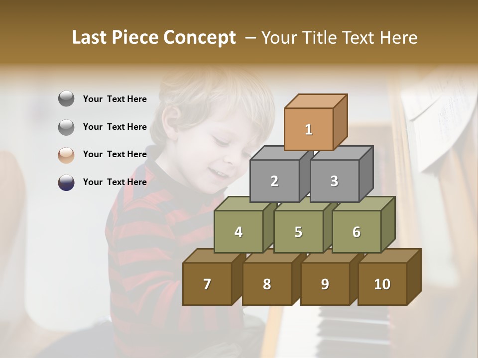 Childhood Learn Isolated PowerPoint Template