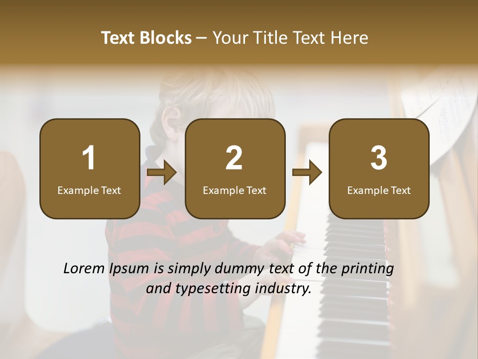 Childhood Learn Isolated PowerPoint Template