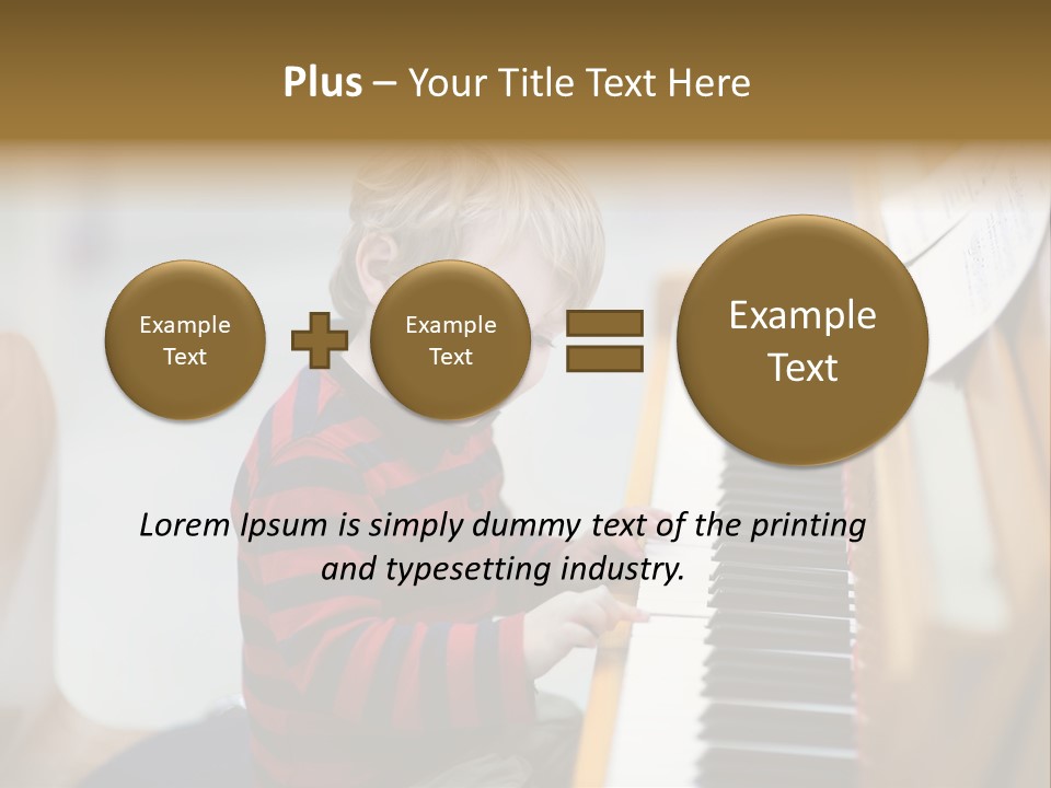 Childhood Learn Isolated PowerPoint Template