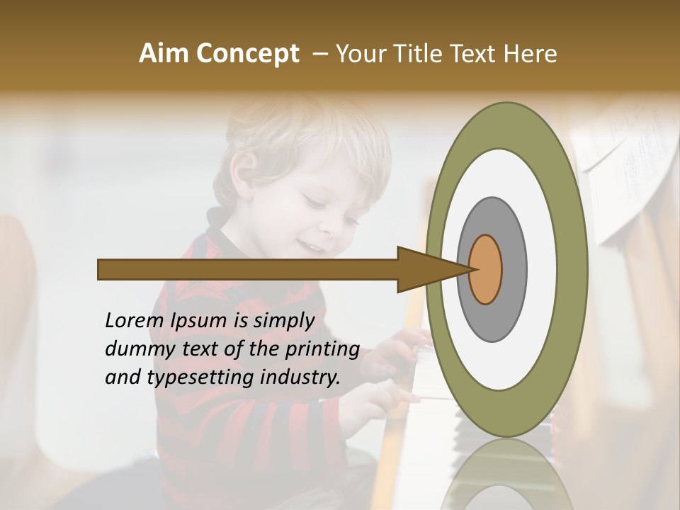 Childhood Learn Isolated PowerPoint Template