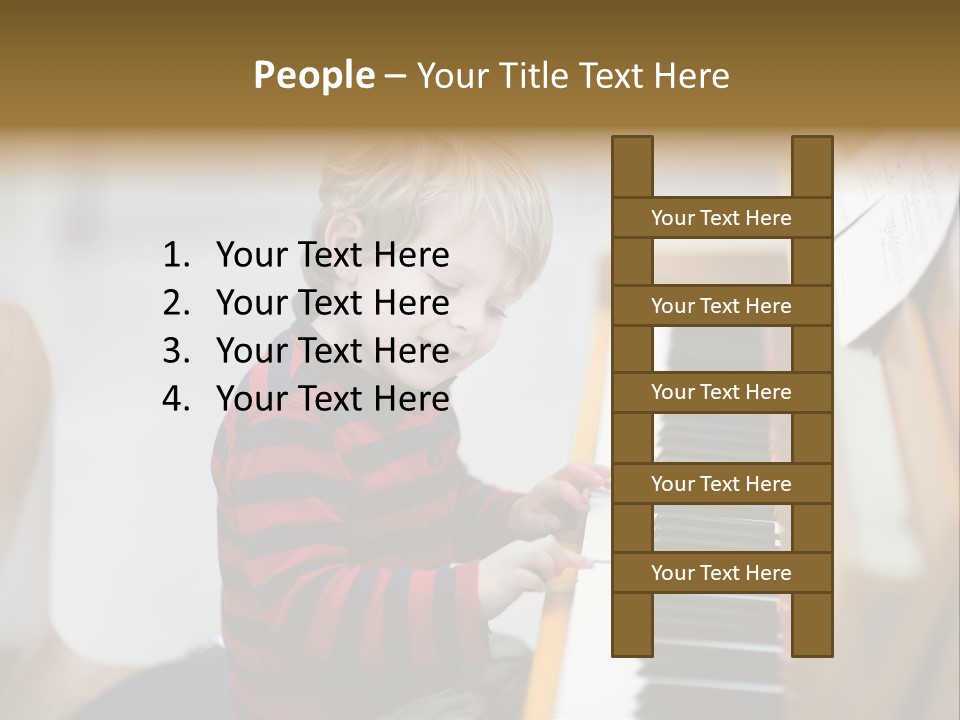 Childhood Learn Isolated PowerPoint Template
