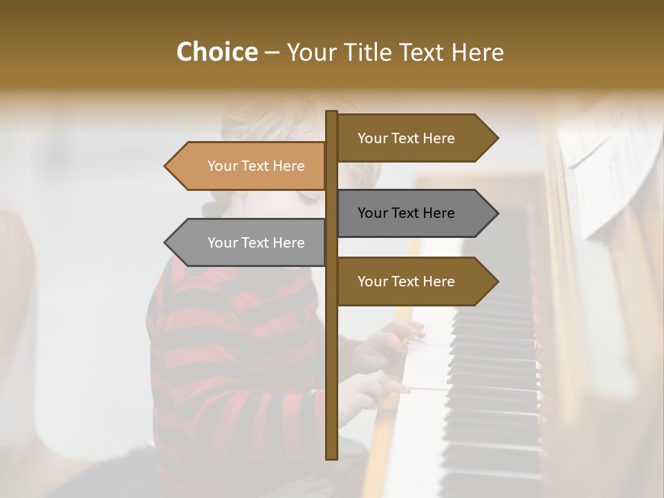 Childhood Learn Isolated PowerPoint Template