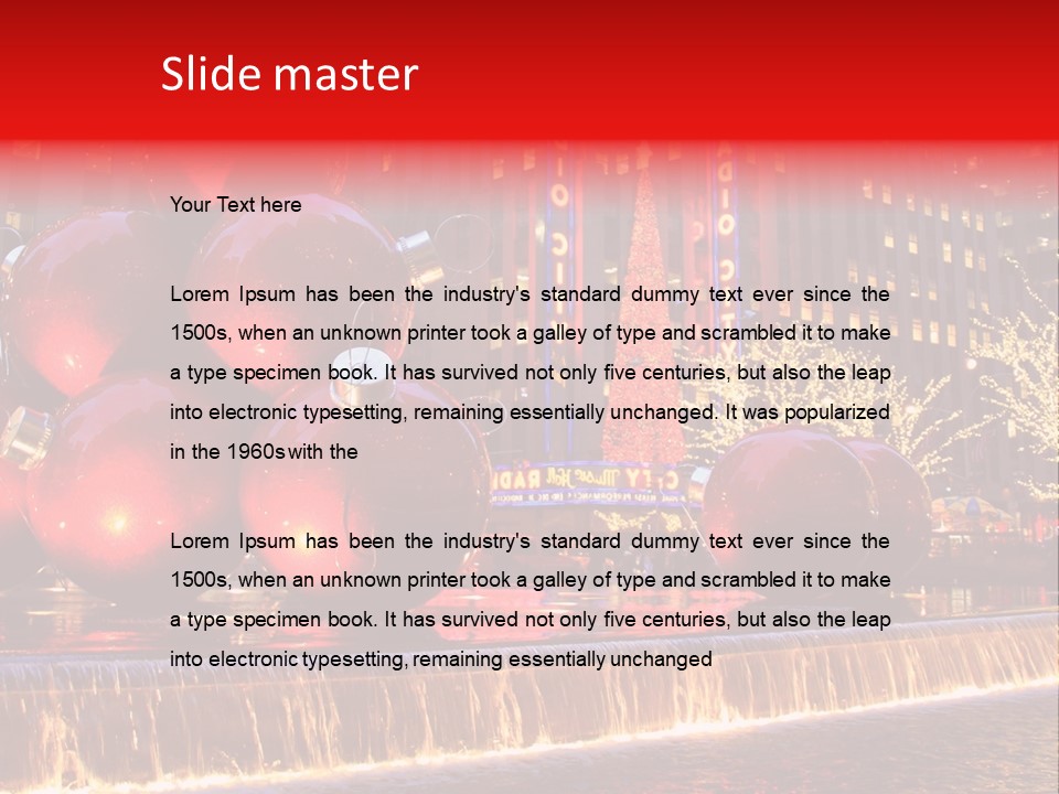 Ball Deco United PowerPoint Template