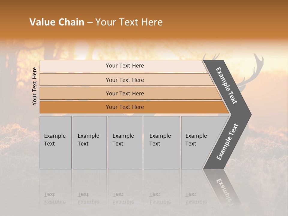 Hoge Veluwe Hunting Trees PowerPoint Template
