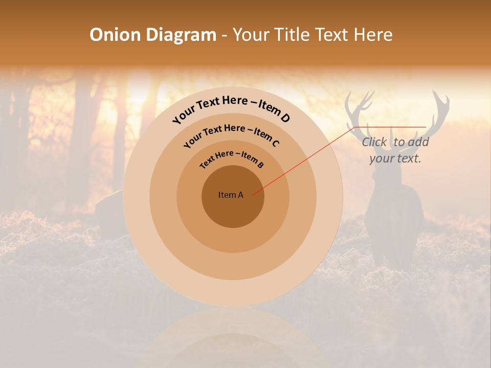Hoge Veluwe Hunting Trees PowerPoint Template