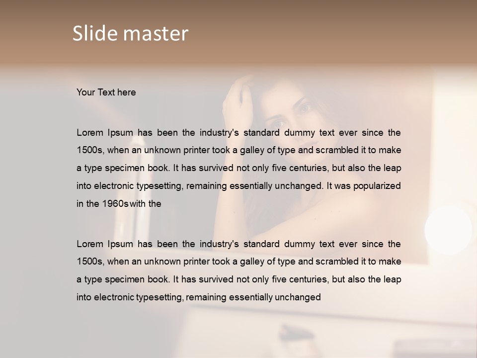 Elegance Treatment Pretty PowerPoint Template