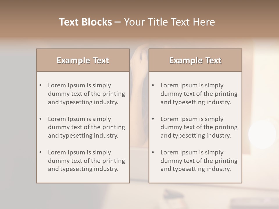 Elegance Treatment Pretty PowerPoint Template