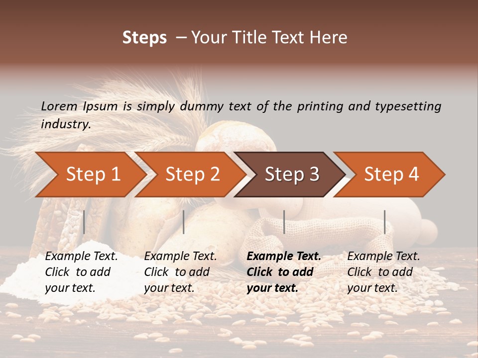 Dinner Cereal Studio PowerPoint Template