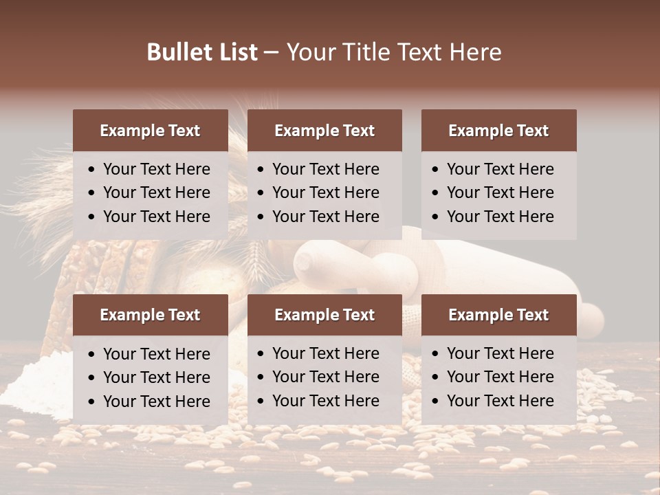 Dinner Cereal Studio PowerPoint Template