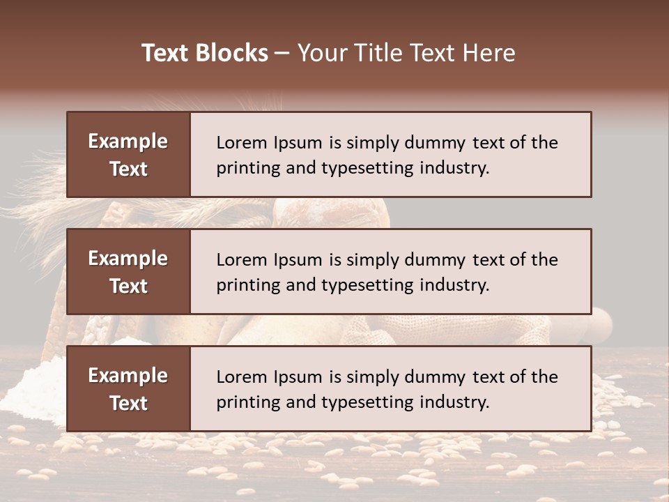 Dinner Cereal Studio PowerPoint Template