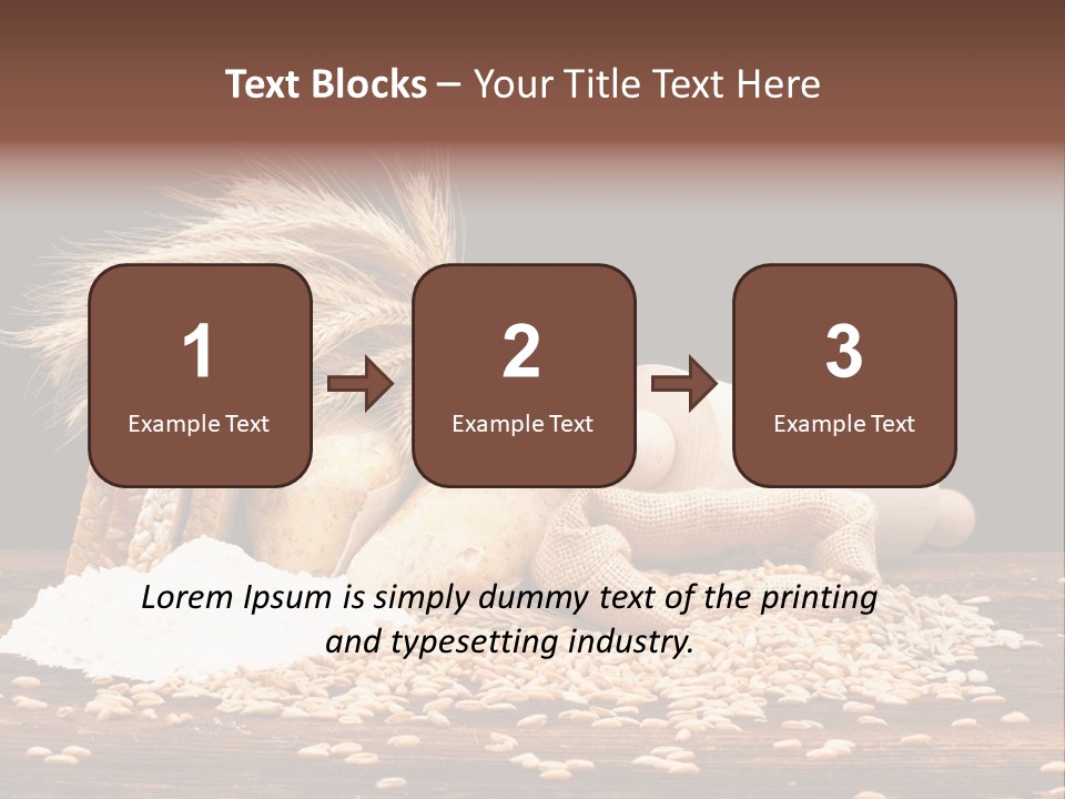 Dinner Cereal Studio PowerPoint Template