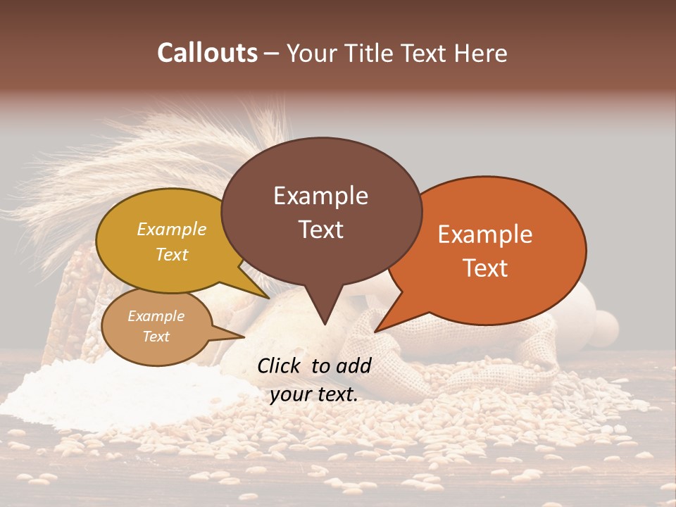 Dinner Cereal Studio PowerPoint Template