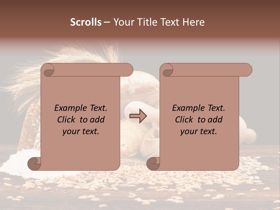 Dinner Cereal Studio PowerPoint Template