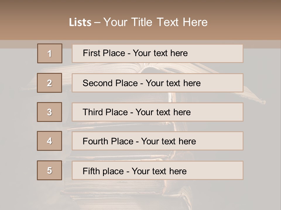 Nobody Antique Open PowerPoint Template