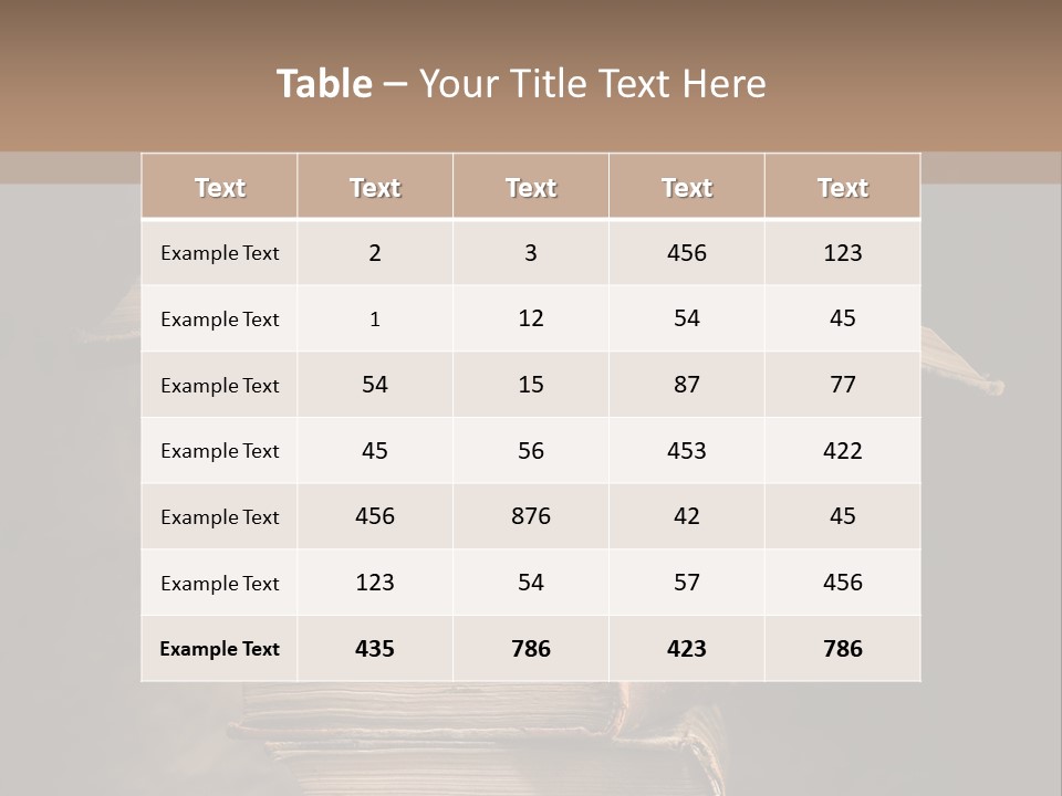 Nobody Antique Open PowerPoint Template