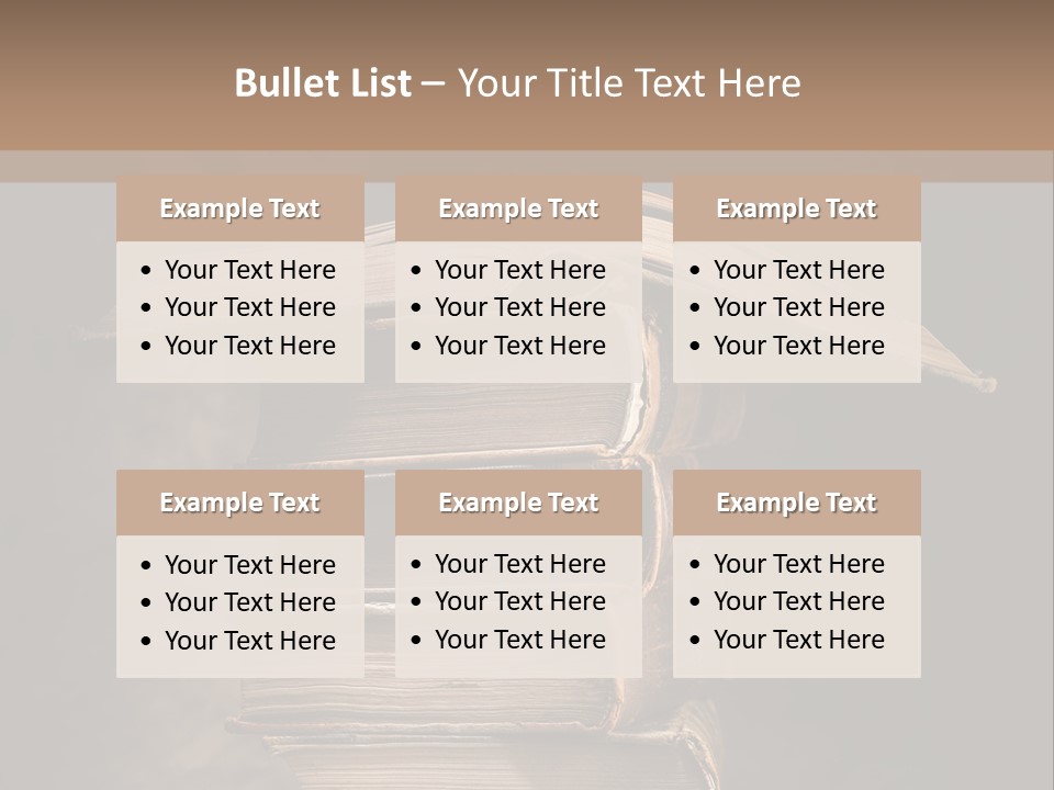 Nobody Antique Open PowerPoint Template