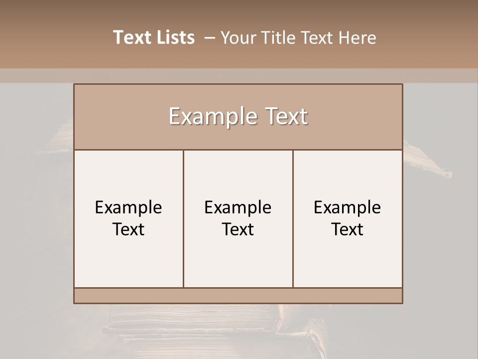 Nobody Antique Open PowerPoint Template