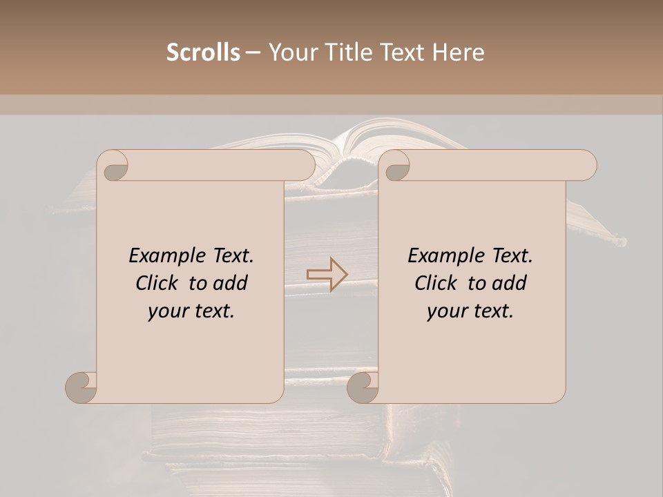 Nobody Antique Open PowerPoint Template
