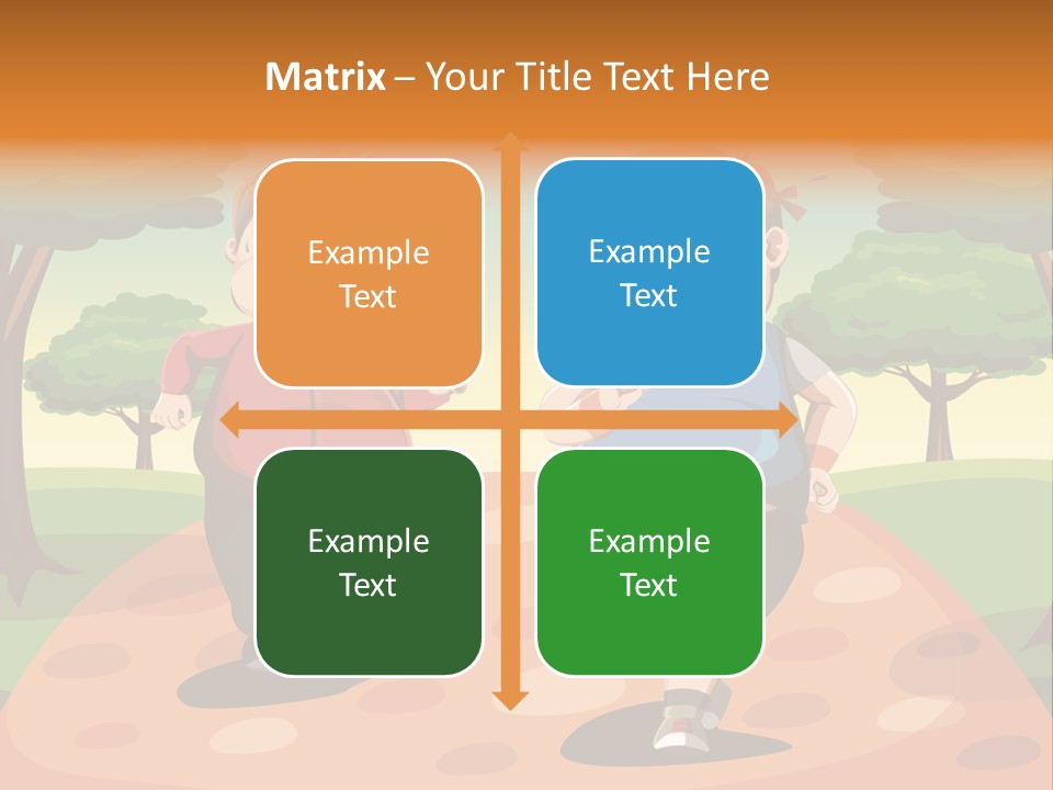 Tired Wellbeing Kids PowerPoint Template