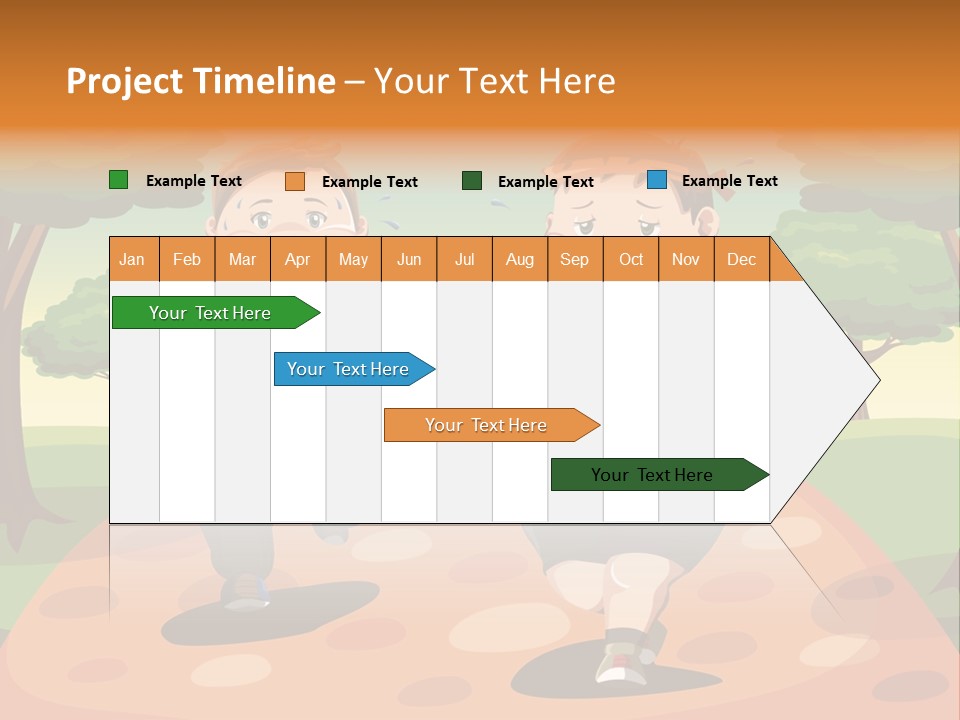 Tired Wellbeing Kids PowerPoint Template