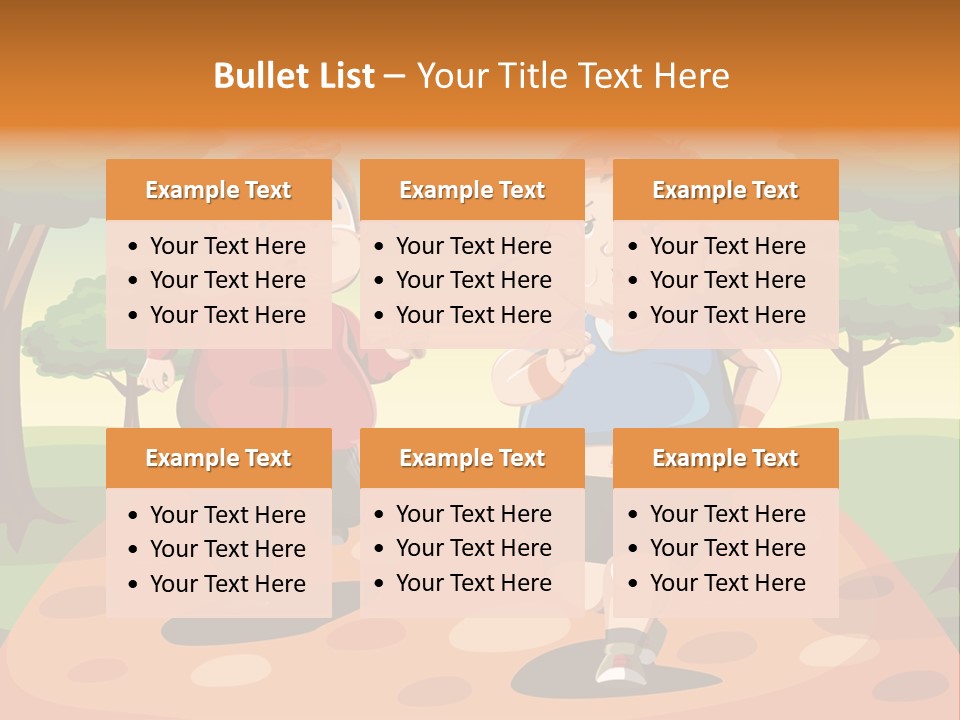 Tired Wellbeing Kids PowerPoint Template