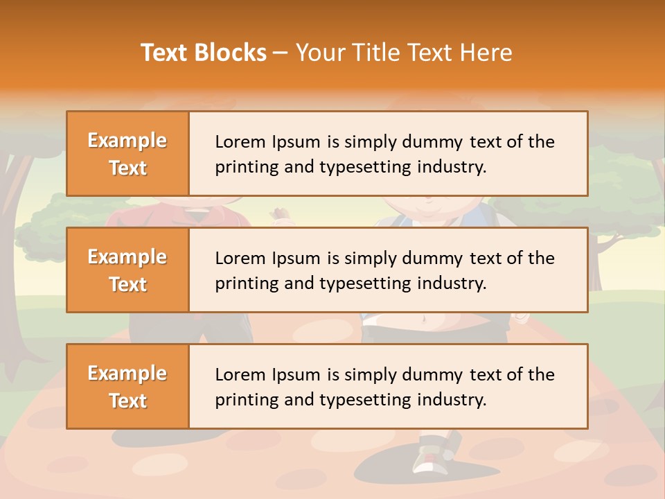 Tired Wellbeing Kids PowerPoint Template