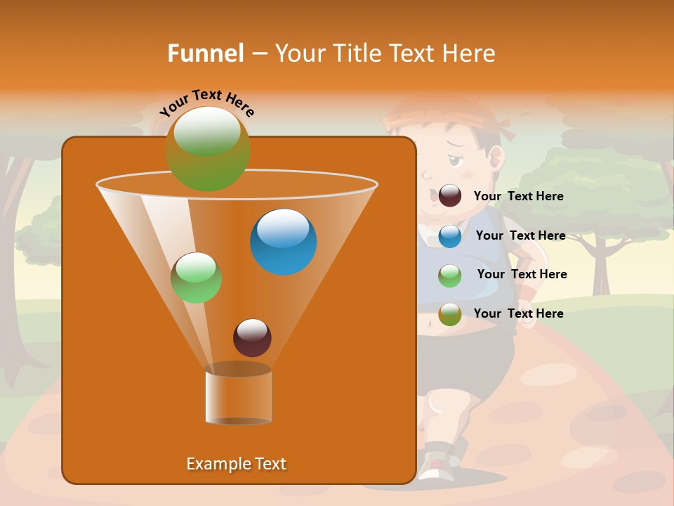 Tired Wellbeing Kids PowerPoint Template