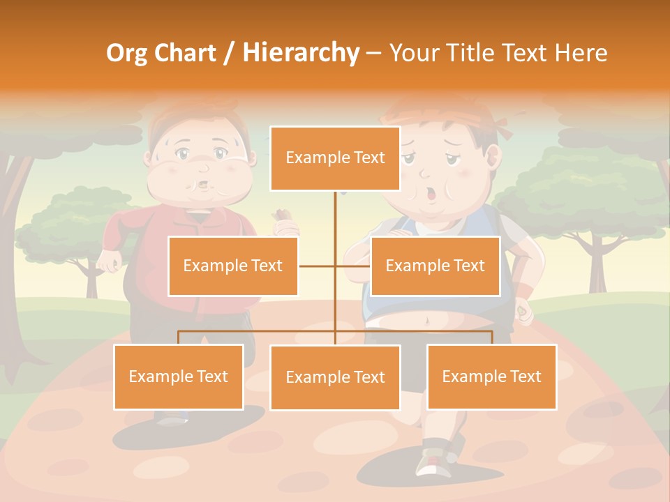 Tired Wellbeing Kids PowerPoint Template