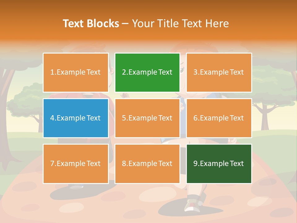 Tired Wellbeing Kids PowerPoint Template