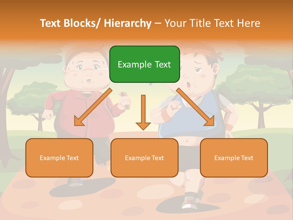 Tired Wellbeing Kids PowerPoint Template