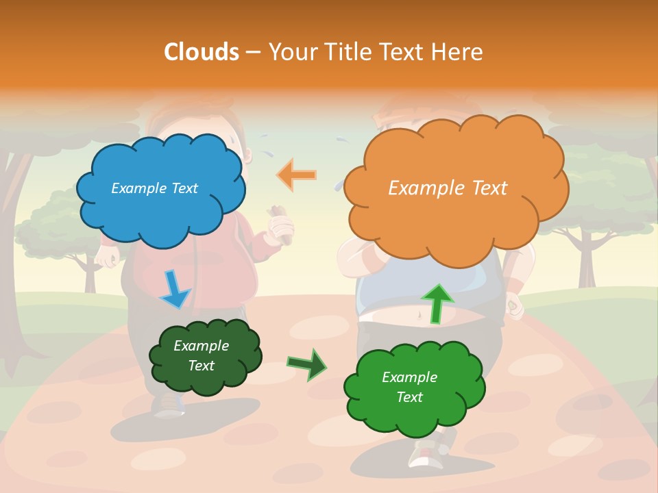 Tired Wellbeing Kids PowerPoint Template