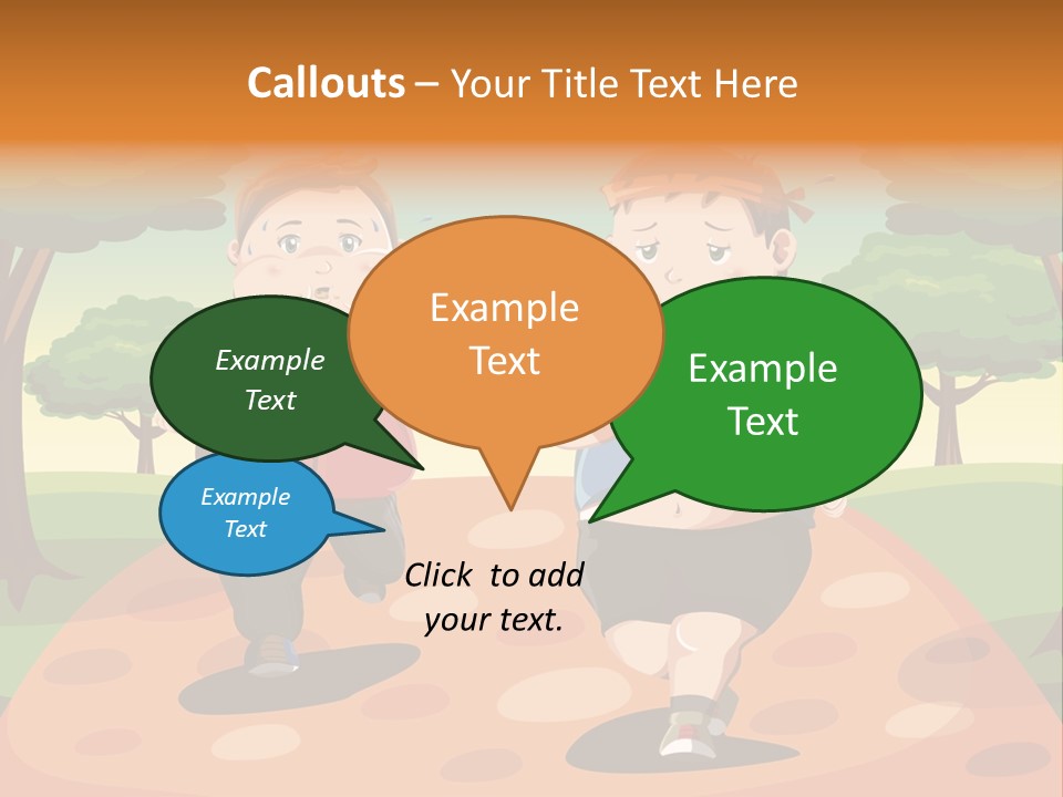 Tired Wellbeing Kids PowerPoint Template