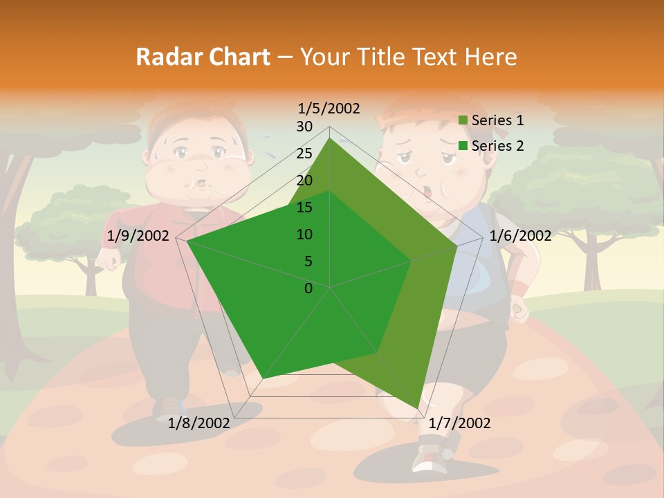 Tired Wellbeing Kids PowerPoint Template