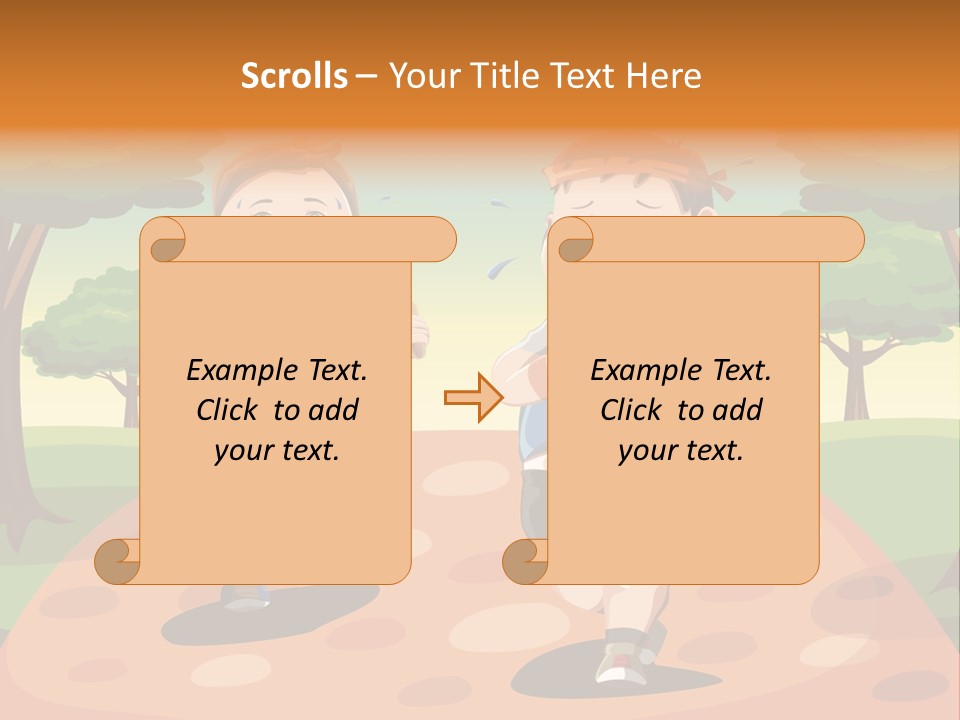 Tired Wellbeing Kids PowerPoint Template