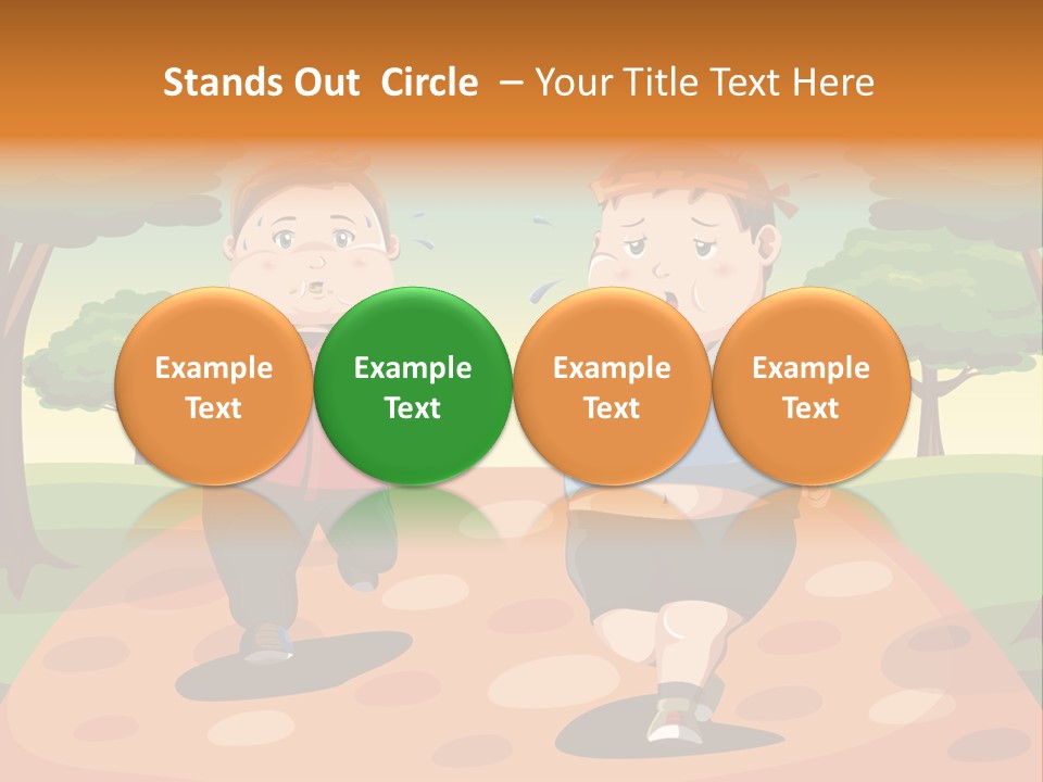 Tired Wellbeing Kids PowerPoint Template