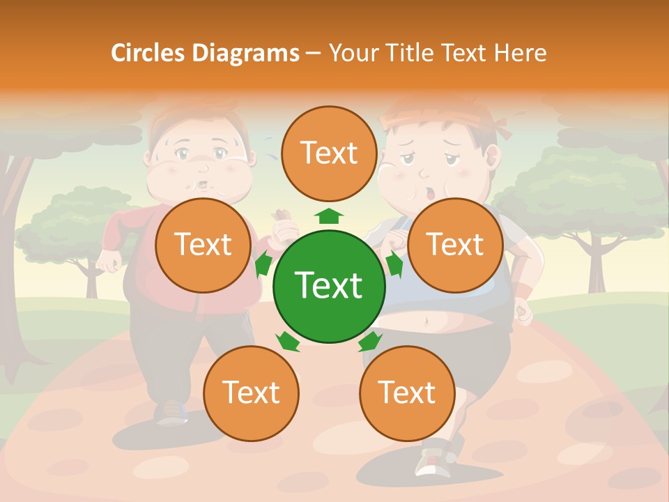 Tired Wellbeing Kids PowerPoint Template