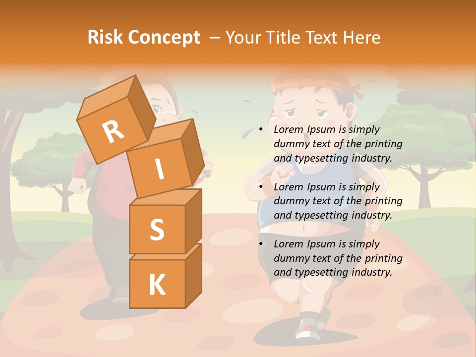 Tired Wellbeing Kids PowerPoint Template